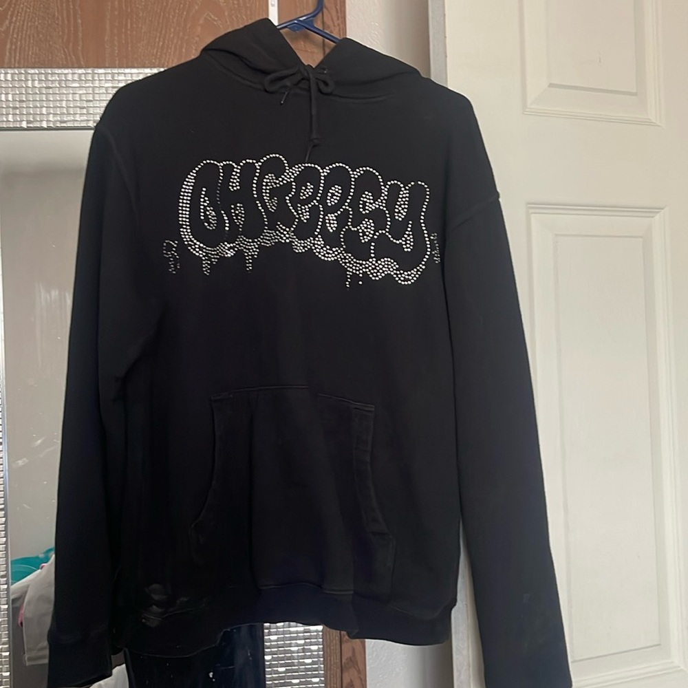 Ohgeesy rhinestone hoodie